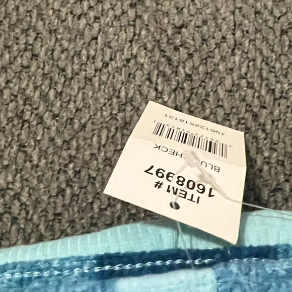 Eddie Bauer Women's Blue Waffle Fleece Sleep Set - Picture 2 of 2